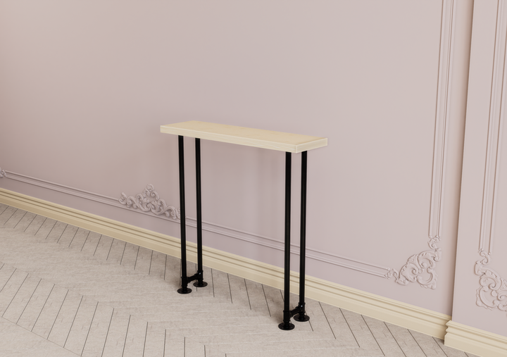 DIY Modern Black Iron Minimalist Base for Console (D120)