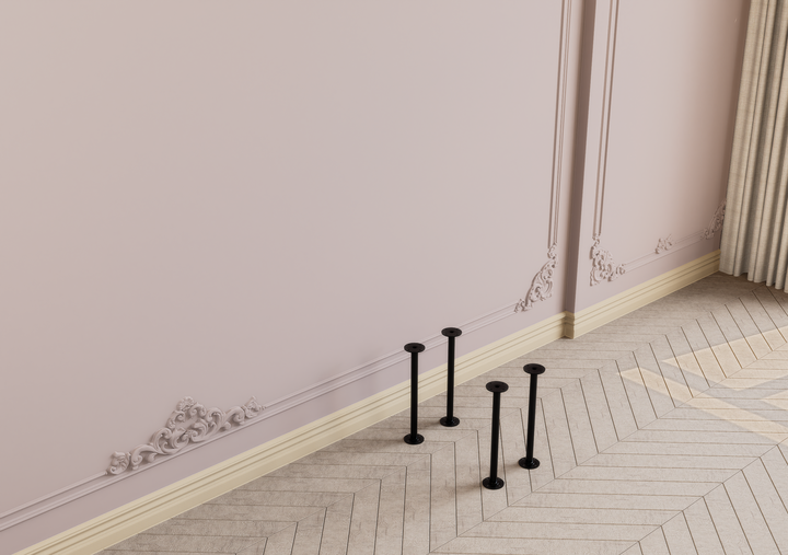 Heavy Duty Steel Pipe Table Legs (Set of 4) (D141)