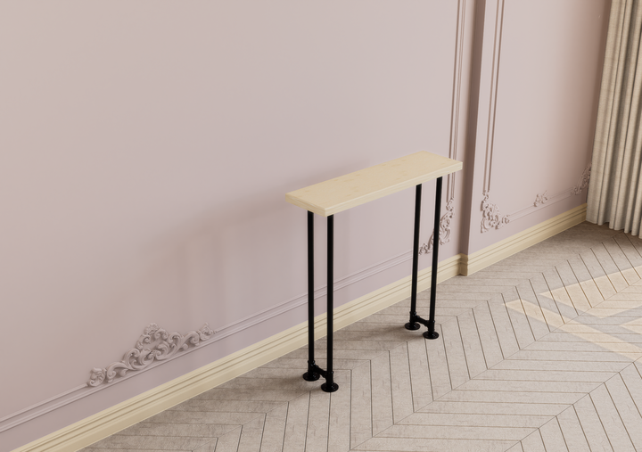 DIY Modern Black Iron Minimalist Base for Console (D120)