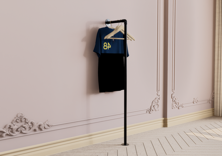 Vertical Floor & Wall Clothes Rack (D4)