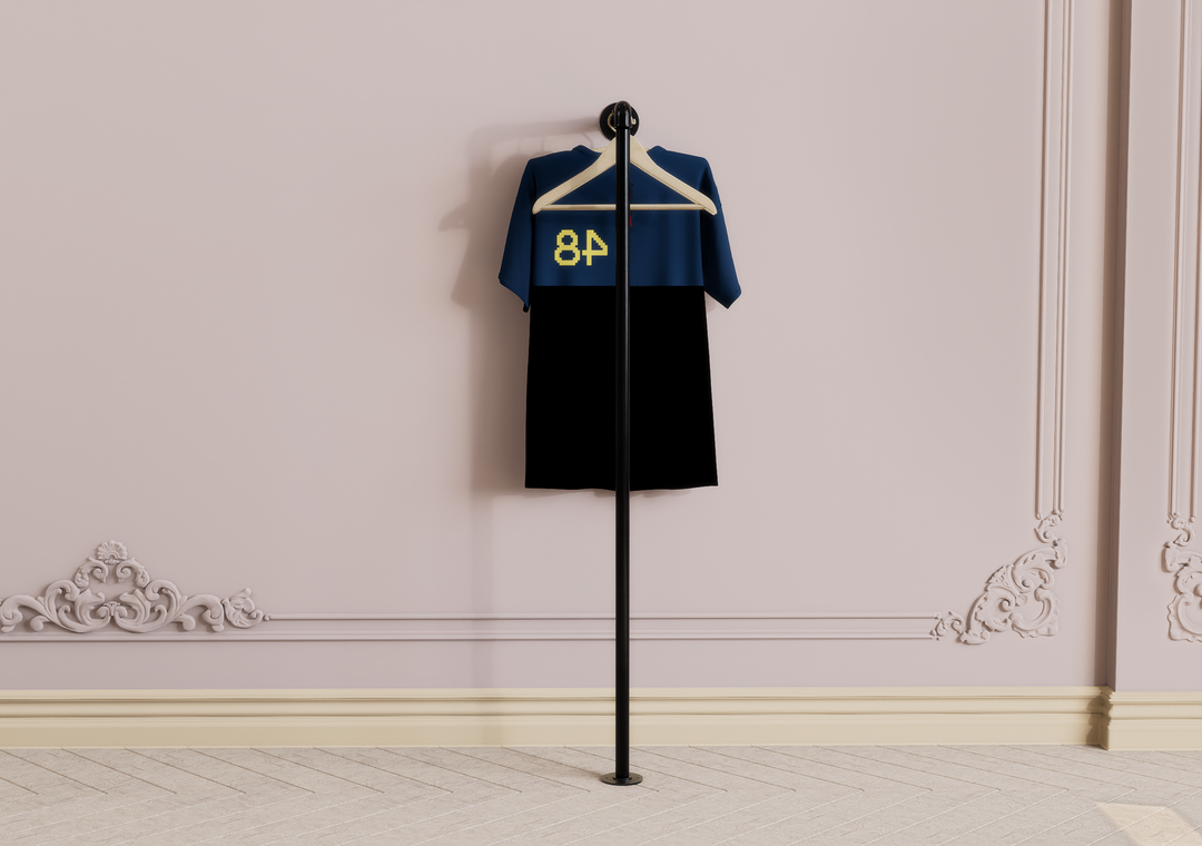 Vertical Floor & Wall Clothes Rack (D4)