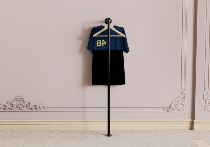 Vertical Floor & Wall Clothes Rack (D4)