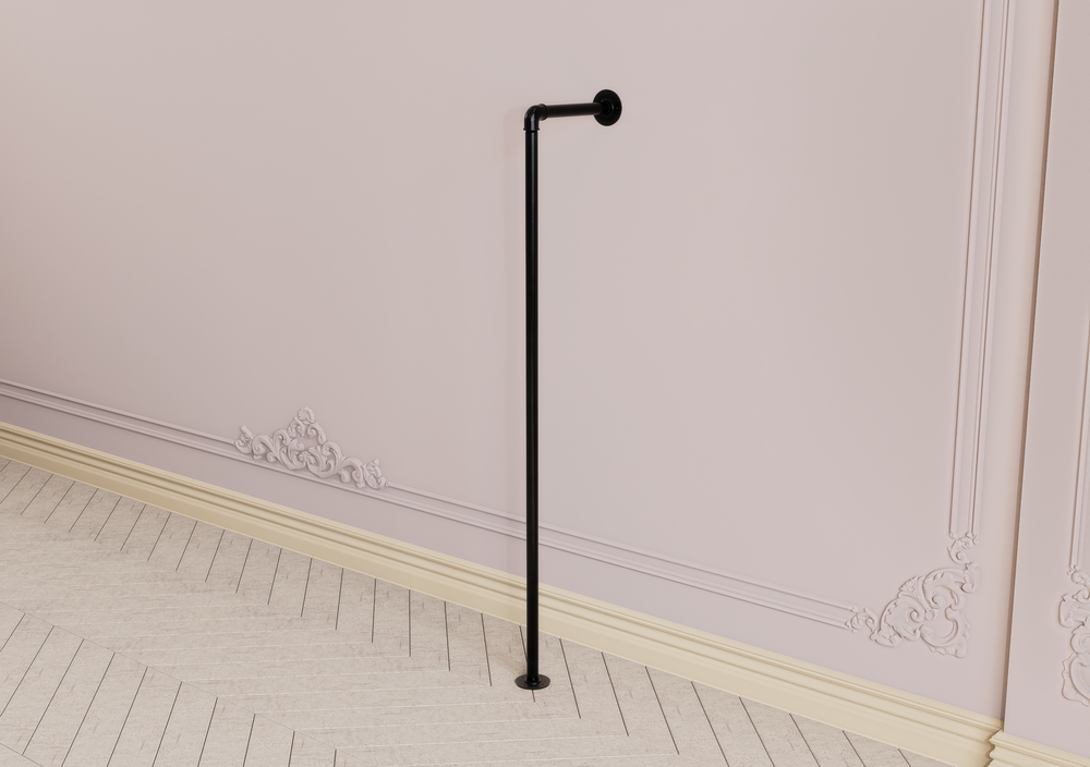 Vertical Floor & Wall Clothes Rack (D4)