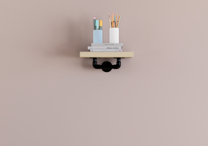 Compact Pipe Shelf Bracket (D137)