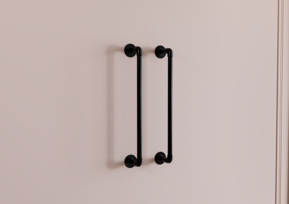 Industrial Wall Mounted Towel Rack (D7)