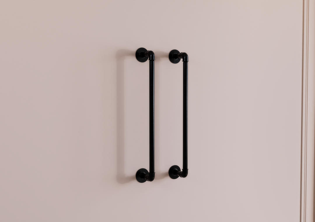 Industrial Wall Mounted Towel Rack (D7)