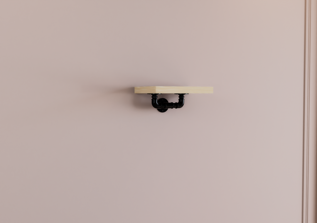 Compact Pipe Shelf Bracket (D137)