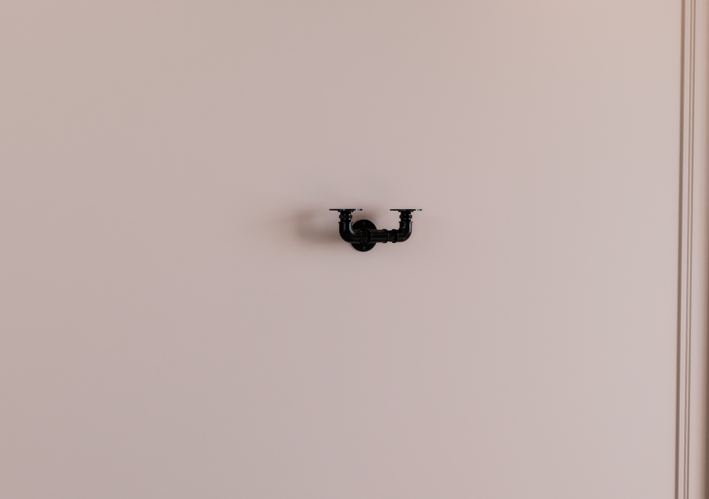 Compact Pipe Shelf Bracket (D137)