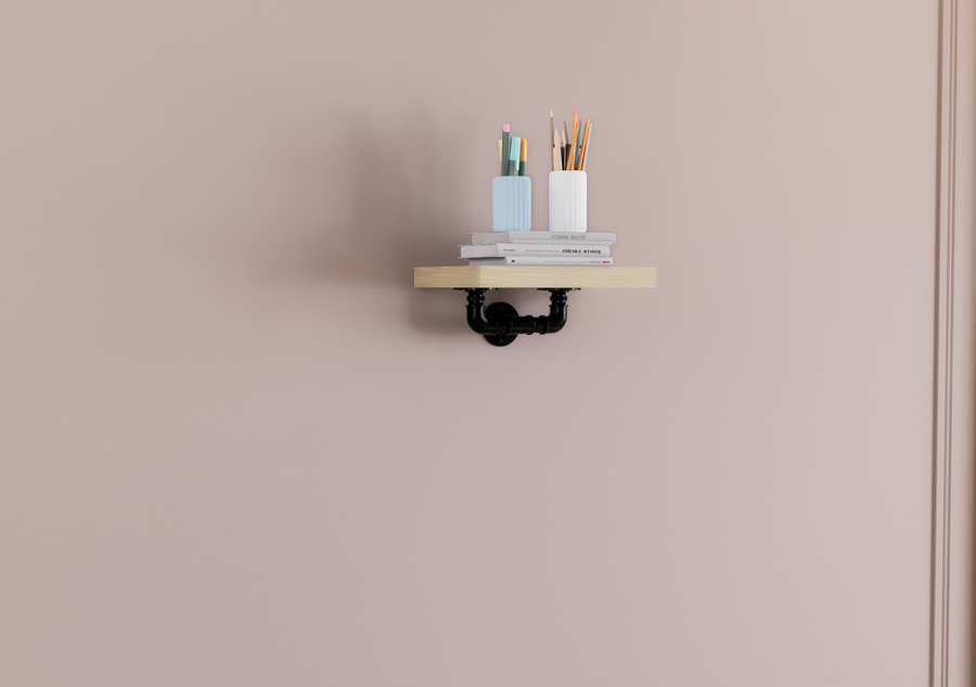 Compact Pipe Shelf Bracket (D137)