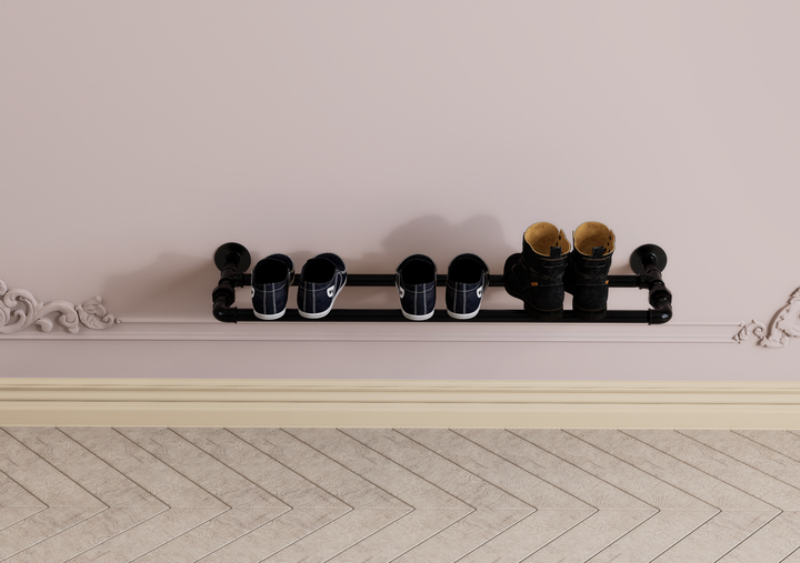 Wall Mounted Industrial Shoe Rack (D8)