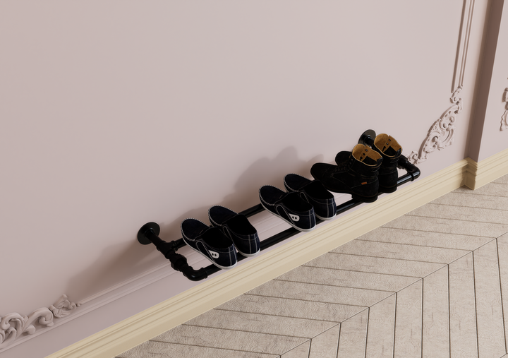 Wall Mounted Industrial Shoe Rack (D8)