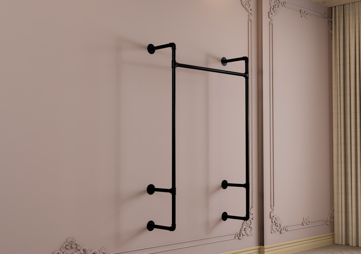 Wall Mounted Wardrobe Rack Frame (1082)