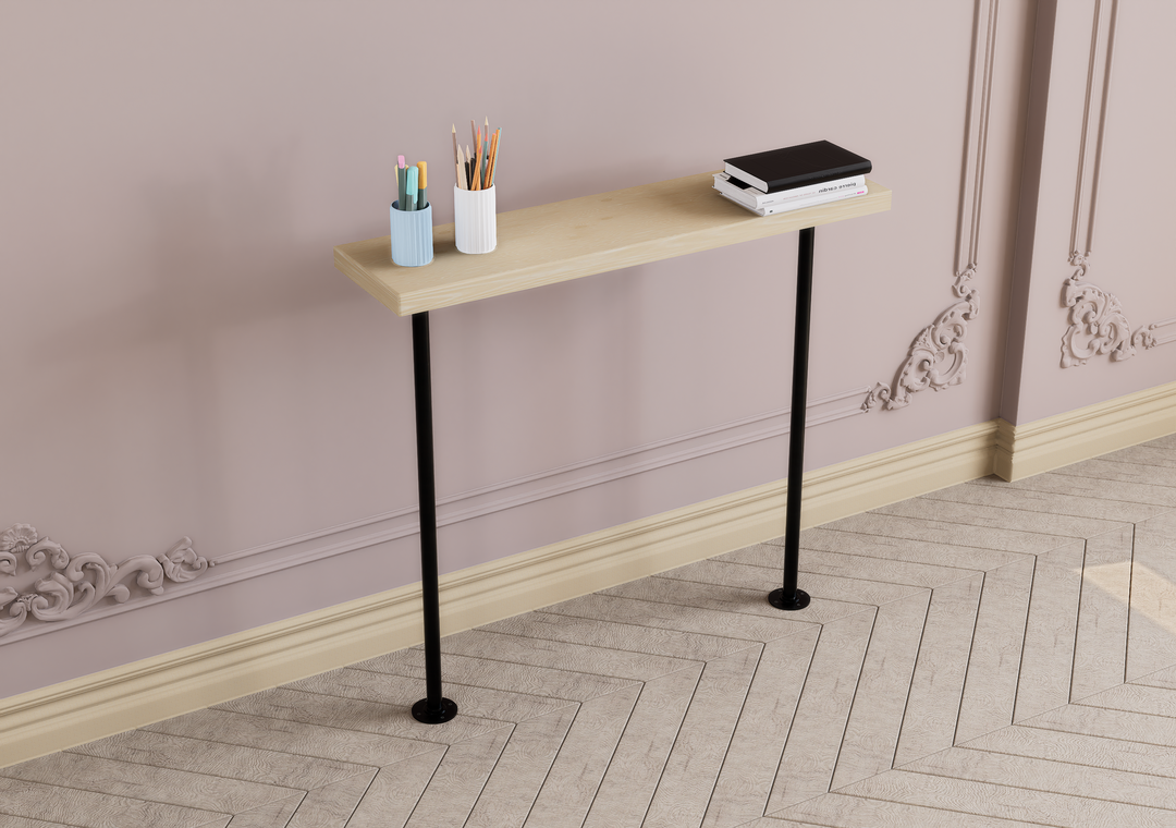 Industrial Black Pipe Table Legs (D47)