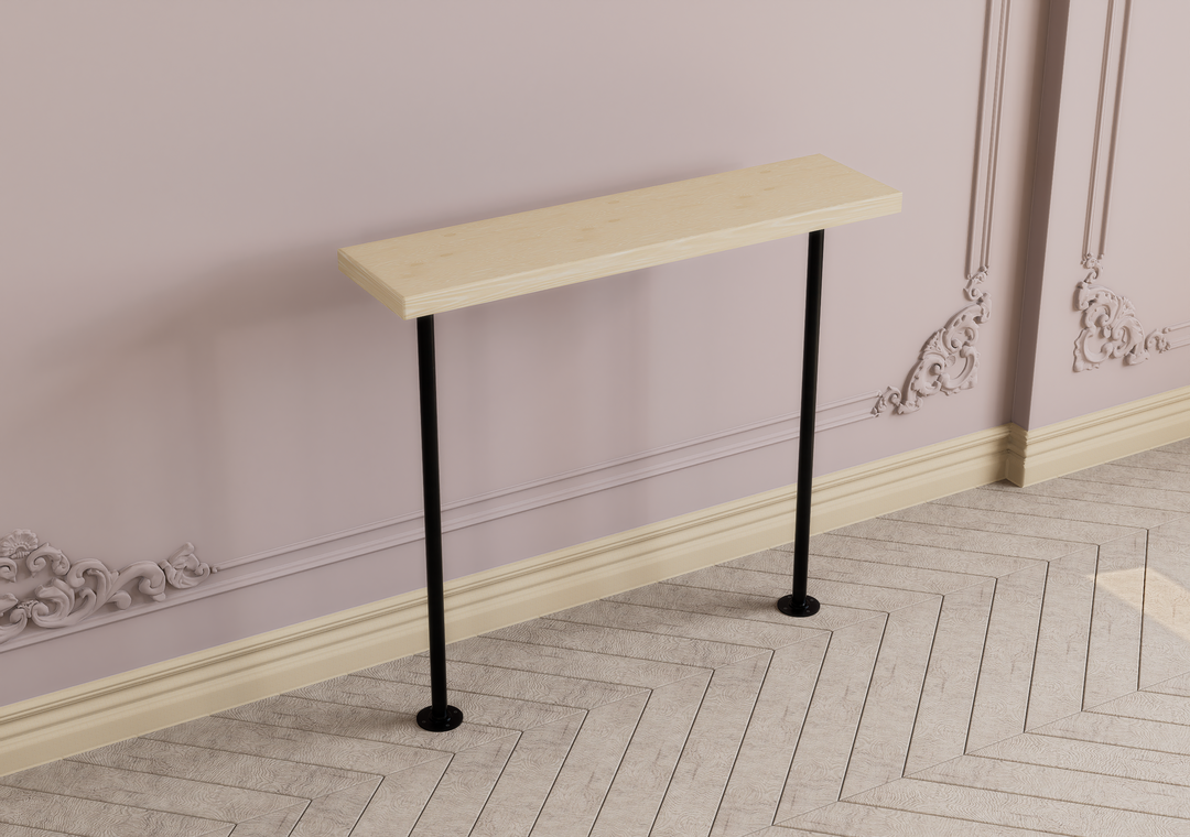 Industrial Black Pipe Table Legs (D47)