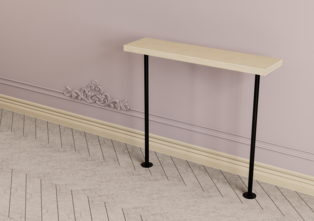 Industrial Black Pipe Table Legs (D47)