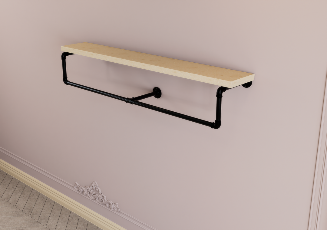 Heavy Duty Hanging Bar with Center Support (D94)