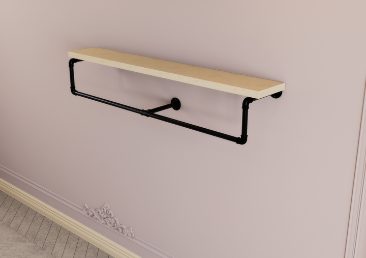 Heavy Duty Hanging Bar with Center Support (D94)