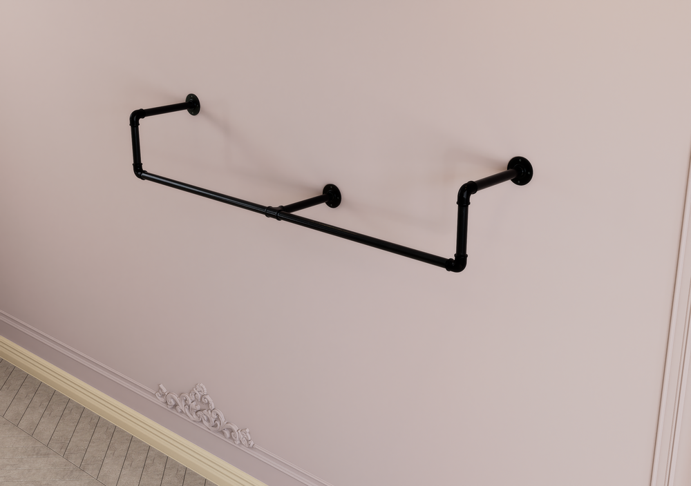 Heavy Duty Hanging Bar with Center Support (D94)