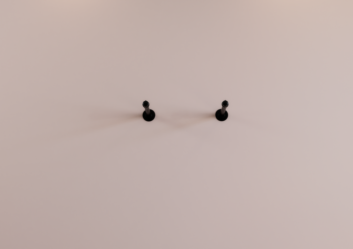 Pair Industrial Minimalist Floating Shelf (D24.1)