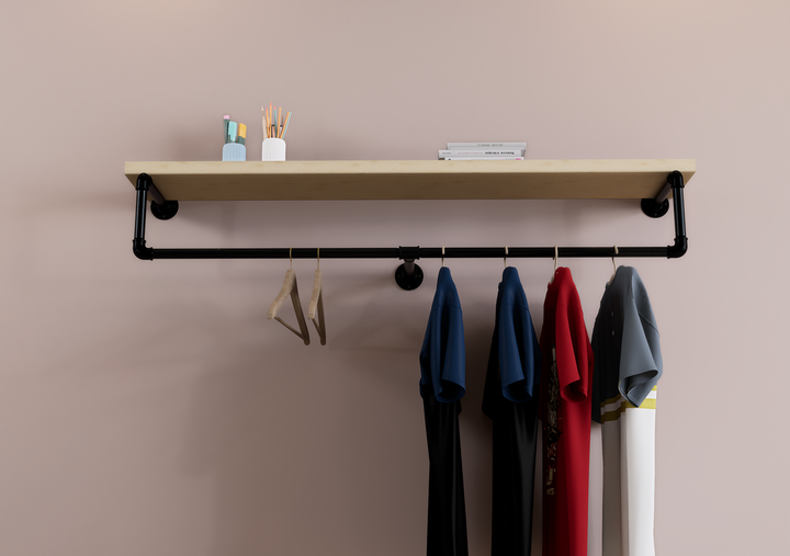 Heavy Duty Hanging Bar with Center Support (D94)
