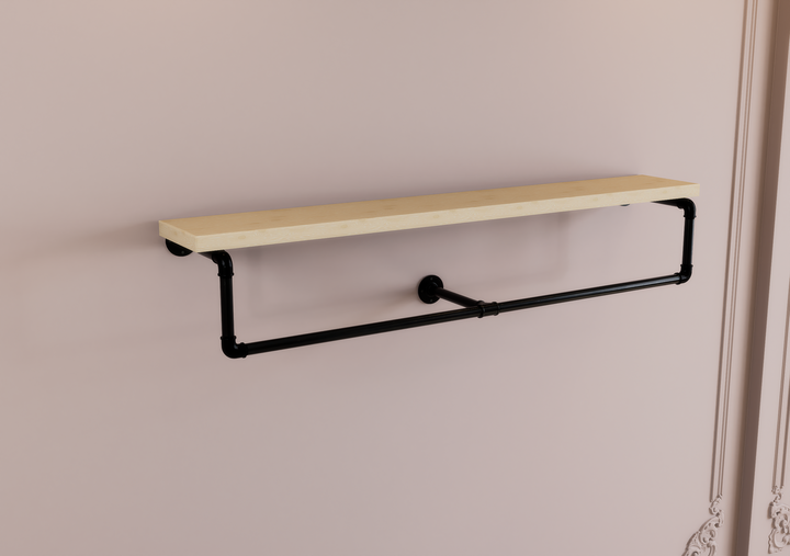 Heavy Duty Hanging Bar with Center Support (D94)