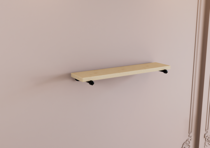 Pair Industrial Minimalist Floating Shelf (D24.1)