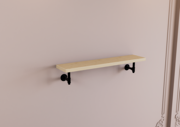 Small Pipe Shelf Brackets  (D139)