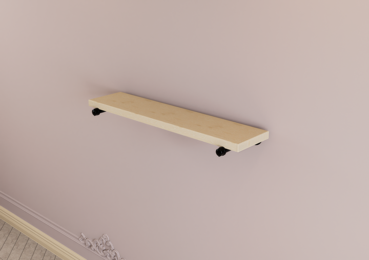 Pair Industrial Minimalist Floating Shelf (D24.1)