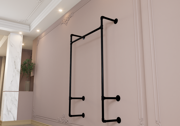 Wall Mounted Wardrobe Rack Frame (1082)