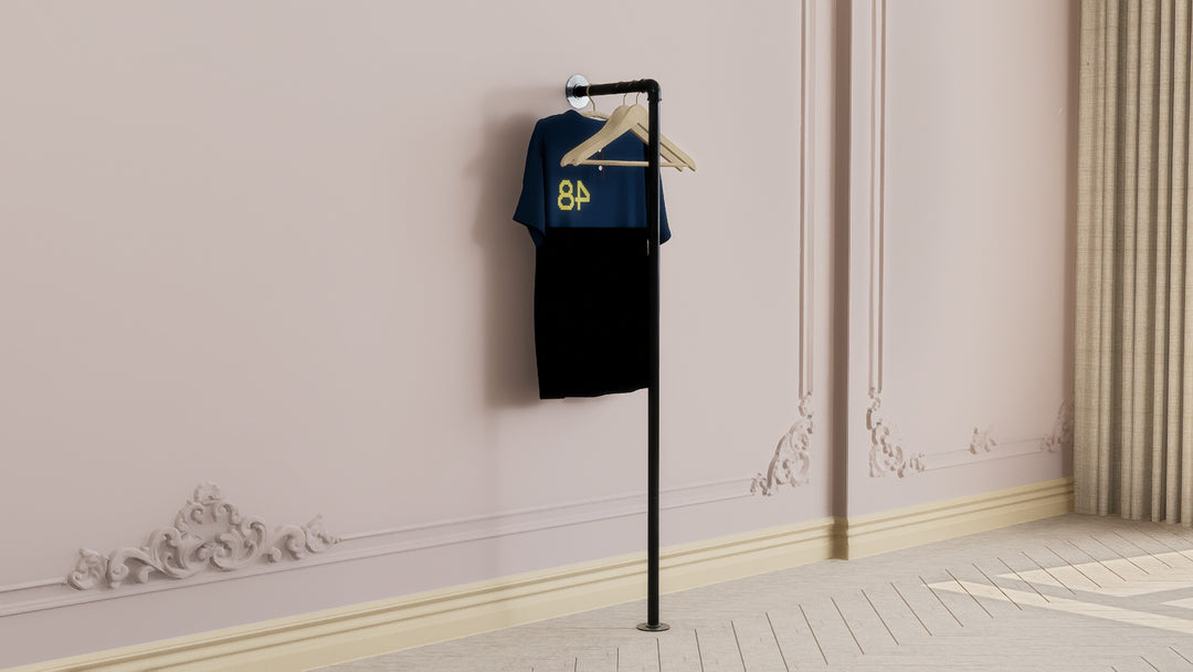 Vertical Floor & Wall Clothes Rack (D4)