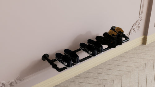 Wall Mounted Industrial Shoe Rack (D8)