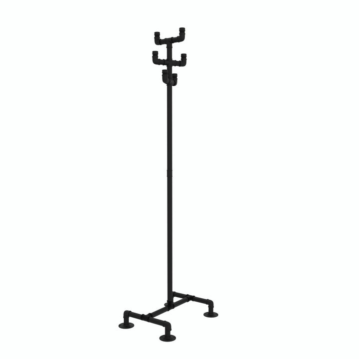 SteelStand free-standing coat hanger, showcasing a robust pipe design.